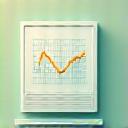 Graphical representation of mood patterns on a digital screen.